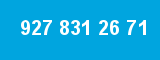 927 831 26 71 927 831 26 71